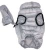 Pet Life 'Pursuit' Quilted Ultra-Plush Thermal Dog Jacket - Grey - Large