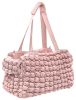 Pet Life 'Bubble Vogue' Ultra-Plush Fashion Designer Pet Carrier - Pink