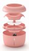 Pet Life 'Moda-Pure' Ultra-Quiet Filtered Dog and Cat Fountain Waterer - Pink