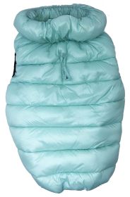 Pet Life 'Pursuit' Quilted Ultra-Plush Thermal Dog Jacket - Aqua - Small