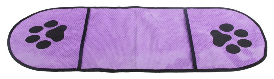 Pet Life 'Dry-Aid' Hand Inserted Bathing and Grooming Quick-Drying Microfiber Pet Towel - Purple