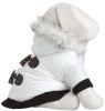 Aspen Winter-White Fashion Pet Parka Coat - Large