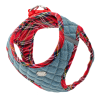 Step-In Denim Dog Harness - Red Plaid - XL - Red Plaid