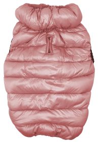 Pet Life 'Pursuit' Quilted Ultra-Plush Thermal Dog Jacket - Pink - Medium