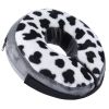 Soft Dog Cone Collar for After Surgery - Inflatable Dog Neck Donut Collar - Elizabethan Collar for Dogs Recovery - CQLQ05 Cows Point hook and loop - L