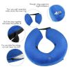 Soft Dog Cone Collar for After Surgery - Inflatable Dog Neck Donut Collar - Elizabethan Collar for Dogs Recovery - CQLQ01 Blue Velcro - L