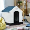 Plastic Waterproof Ventilate Pet Puppy House - S