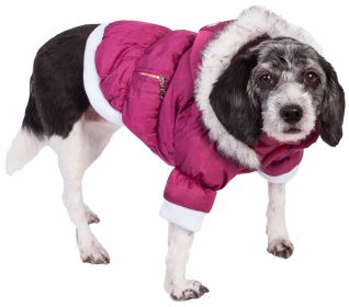 Metallic Fashion Pet Parka Coat - Medium