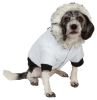 Aspen Winter-White Fashion Pet Parka Coat - Large