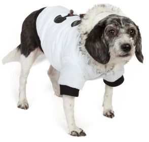 Aspen Winter-White Fashion Pet Parka Coat - X-Small