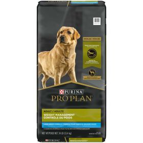 Purina Pro Plan Weight Management for Adult Dogs, 34 lb Bag - Purina Pro Plan