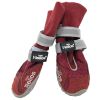 Dog Helios 'Traverse' Premium Grip High-Ankle Outdoor Dog Boots - Red - X-Large