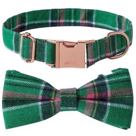 Pet Bow Dog Collar Metal Buckle (Option: Regular Style 2-S)